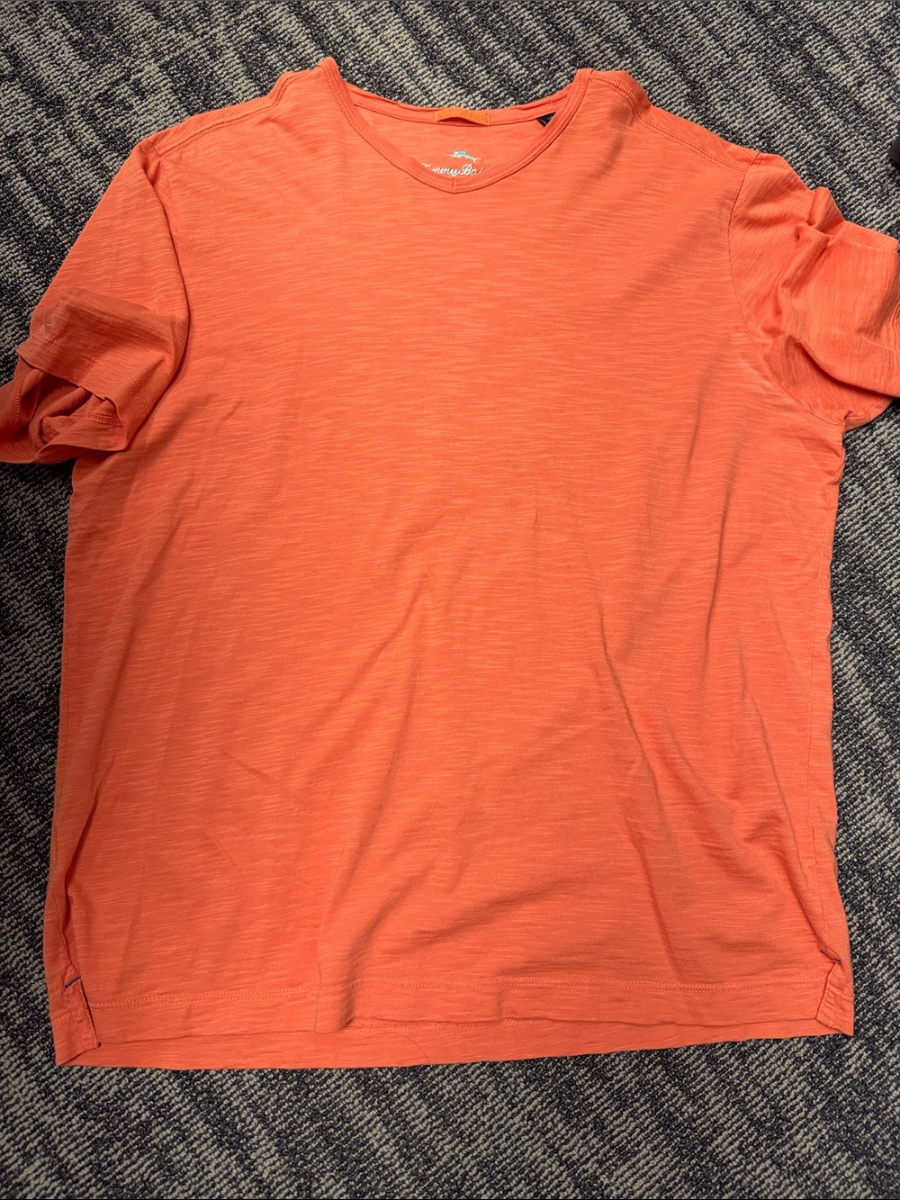 Tommy Bahama Bright Coral Short Sleeve Crewneck Tee